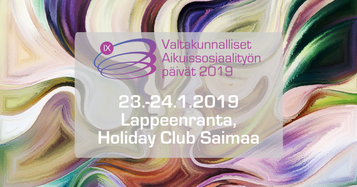 Valtakunnalliset aikuissosiaalityön päivät 2019